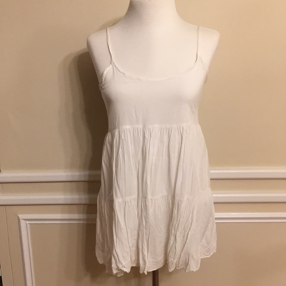 Audrey White Swim Cover Up